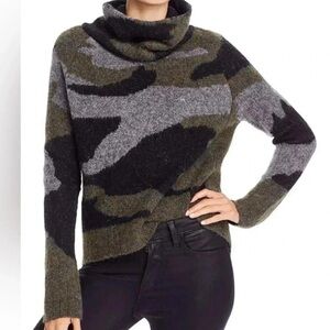 Bloomingdale’s Aqua Brand High-Neck Camoflage Sweater